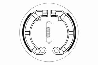 SBS Brake Shoes Front/ Rear - 2146-
