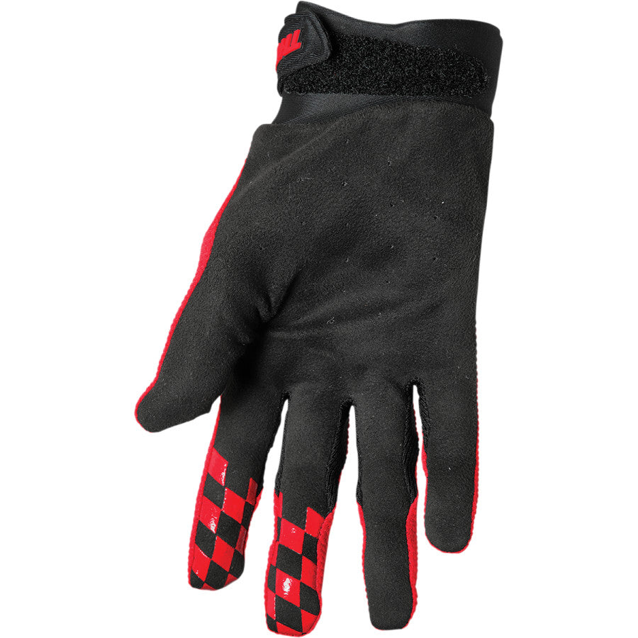 Thor Draft Gloves - Red/Black