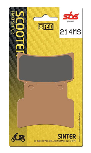 SBS FRICTION - Sinter Front Scooter Brake Pads - 214MS-