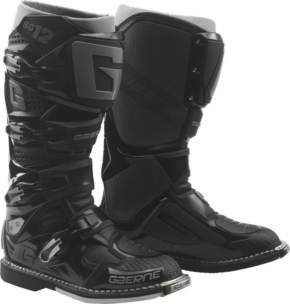 Gaerne SG-12 Off Road Motorcycle Boots - Black/Grey