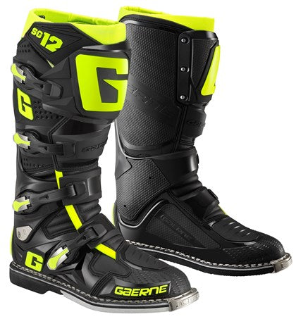 Gaerne Sg-12 Boots - Black/Yellow