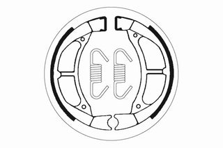SBS Brake Shoes Front/ Rear - 2182-
