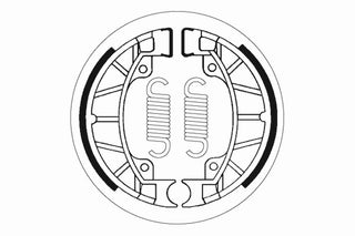 SBS Brake Shoes Front/ Rear - 2186-