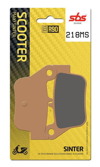 SBS FRICTION - Sinter Rear Scooter Brake Pads - 218MS-