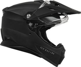 Fly Racing Trekker Solid Helmet - Matt Black