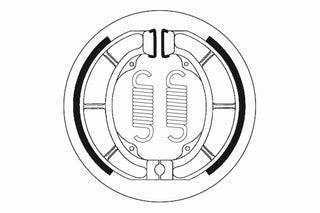 SBS Brake Shoes Front/ Rear - 2201-
