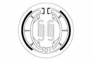 SBS Brake Shoes Front/ Rear - 2202-