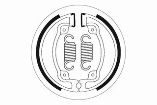 SBS Brake Shoes Front/ Rear - 2203-