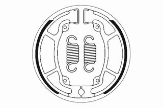 SBS Brake Shoes Front/ Rear - 2208-