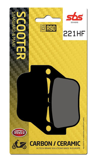 SBS FRICTION - Ceramic Rear Scooter Brake Pads - 221HF-
