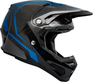 Fly Racing Youth Formula Carbon Tracer Helmet - Blue Black