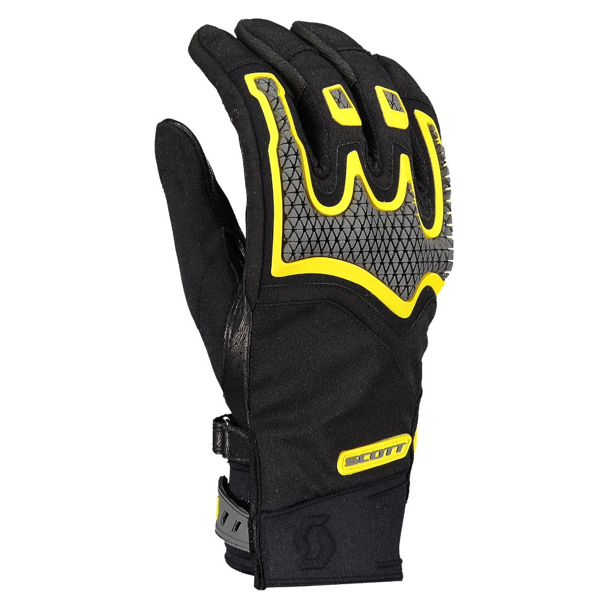 Scott Dualraid Glove Black/Yellow