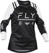 Fly Racing Ladies 2024 F-16 Jersey - Black white