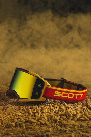 Scott Fury Goggle Red/Yellow/Yellow Chrome Lens