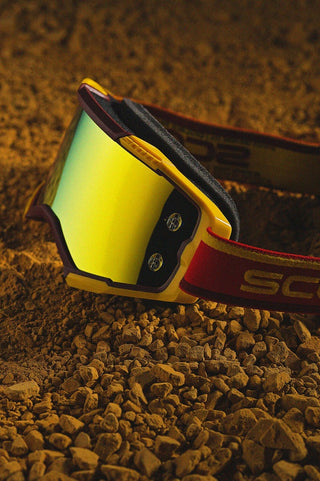 Scott Fury Goggle Red/Yellow/Yellow Chrome Lens