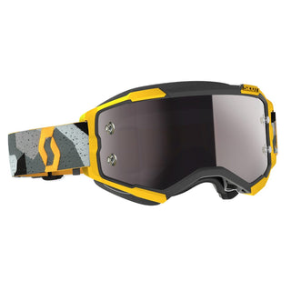 Scott Fury Goggle Grey/Yellow/Silver Chrome Lens