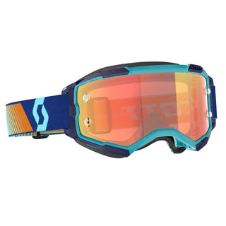 Scott Fury Goggle Blue/Orange/Orange Chrome Lens