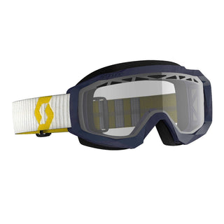 Scott Goggle Hustle X Mx Enduro Yellow/Blue Clear