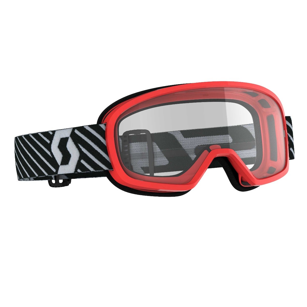 Scott Youth Buzz MX Goggle Red/Clear Lens