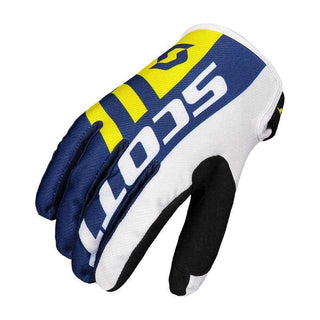 Scott YOUTH 350 Dirt 2020 Glove Blue/Yellow