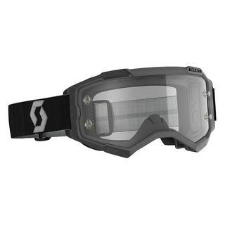 Scott Fury Clear Lens Goggle Black/Grey/Clear Lens