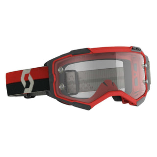 Scott Fury Clear Lens Goggle Red/Black/Clear Lens