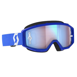 Scott Primal Goggle Blue/White/Electric Blue Chrome Lens