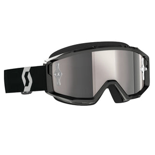 Scott Primal Goggle Black/White/Silver Chrome Lens