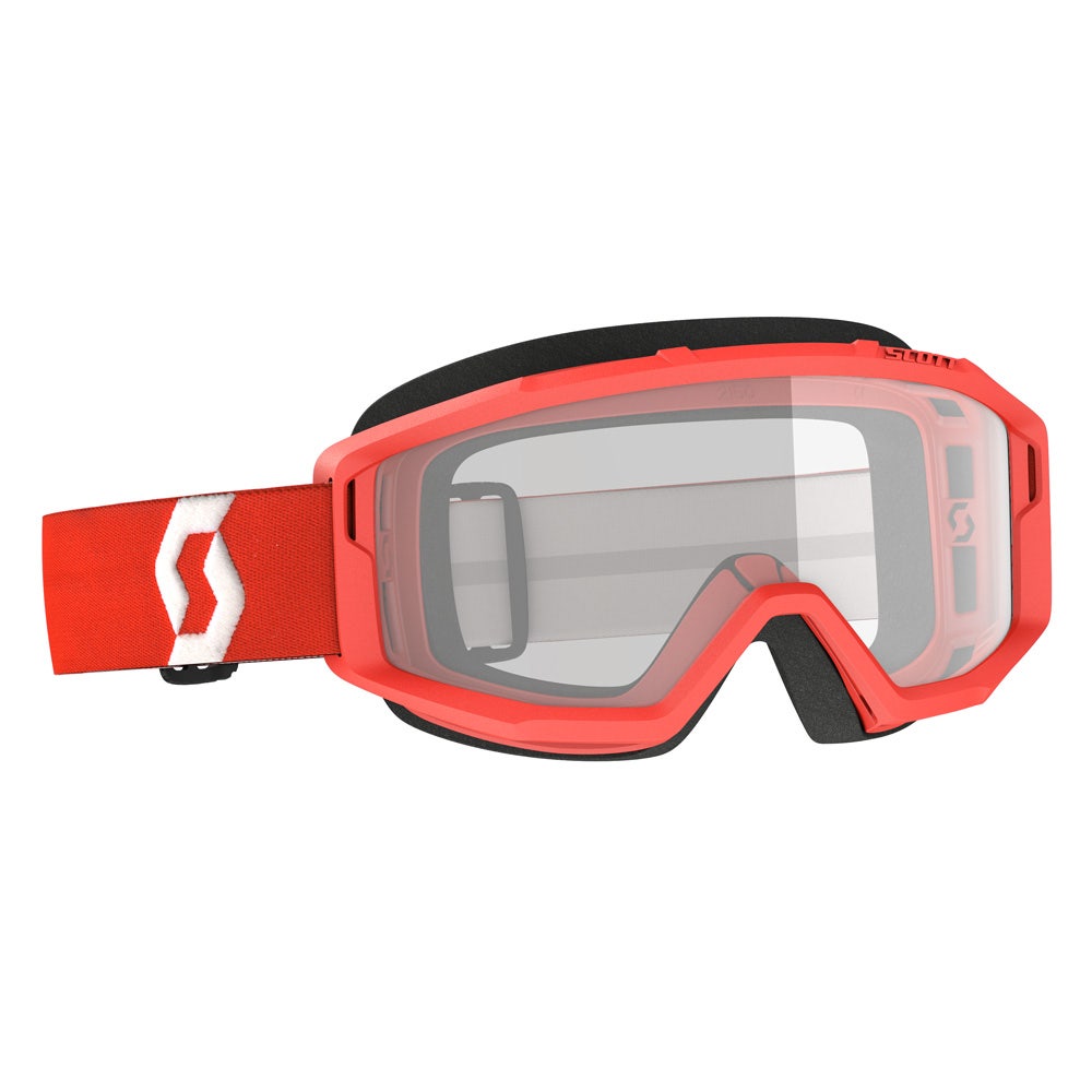 Scott Primal Clear Lens Goggle Red/Clear Lens