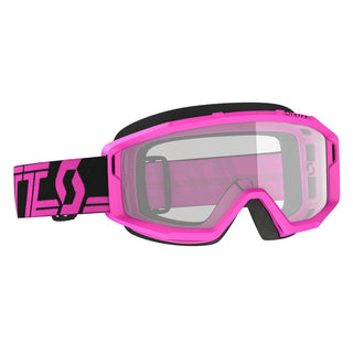 Scott Primal Clear Lens Goggle Black/Pink/Clear Lens