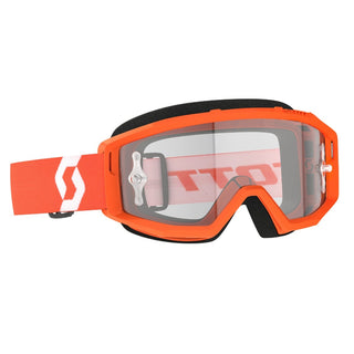 Scott Primal Clear Lens Goggle Orange/White/Clear Lens