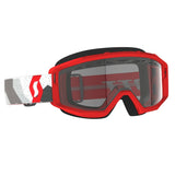 Scott Primal Enduro Goggle White/Red/Clear Lens
