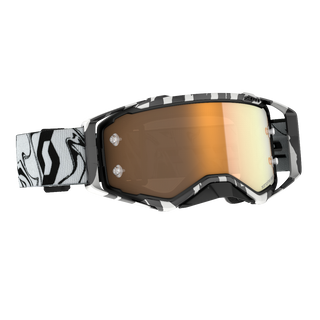 Scott Prospect Amplifier Goggle Black/White/Gold Chrome Lens