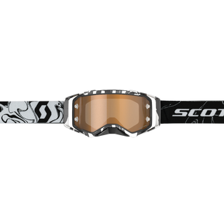 Scott Prospect Amplifier Goggle Black/White/Gold Chrome Lens