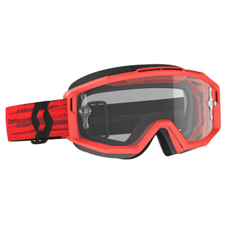 Scott Split OTG Goggle Red/Clear Lens