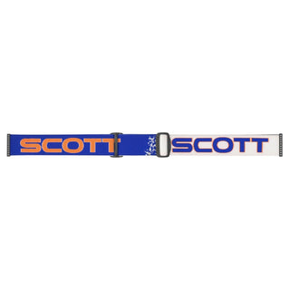 Scott Split OTG Goggle White/Blue/Clear Lens