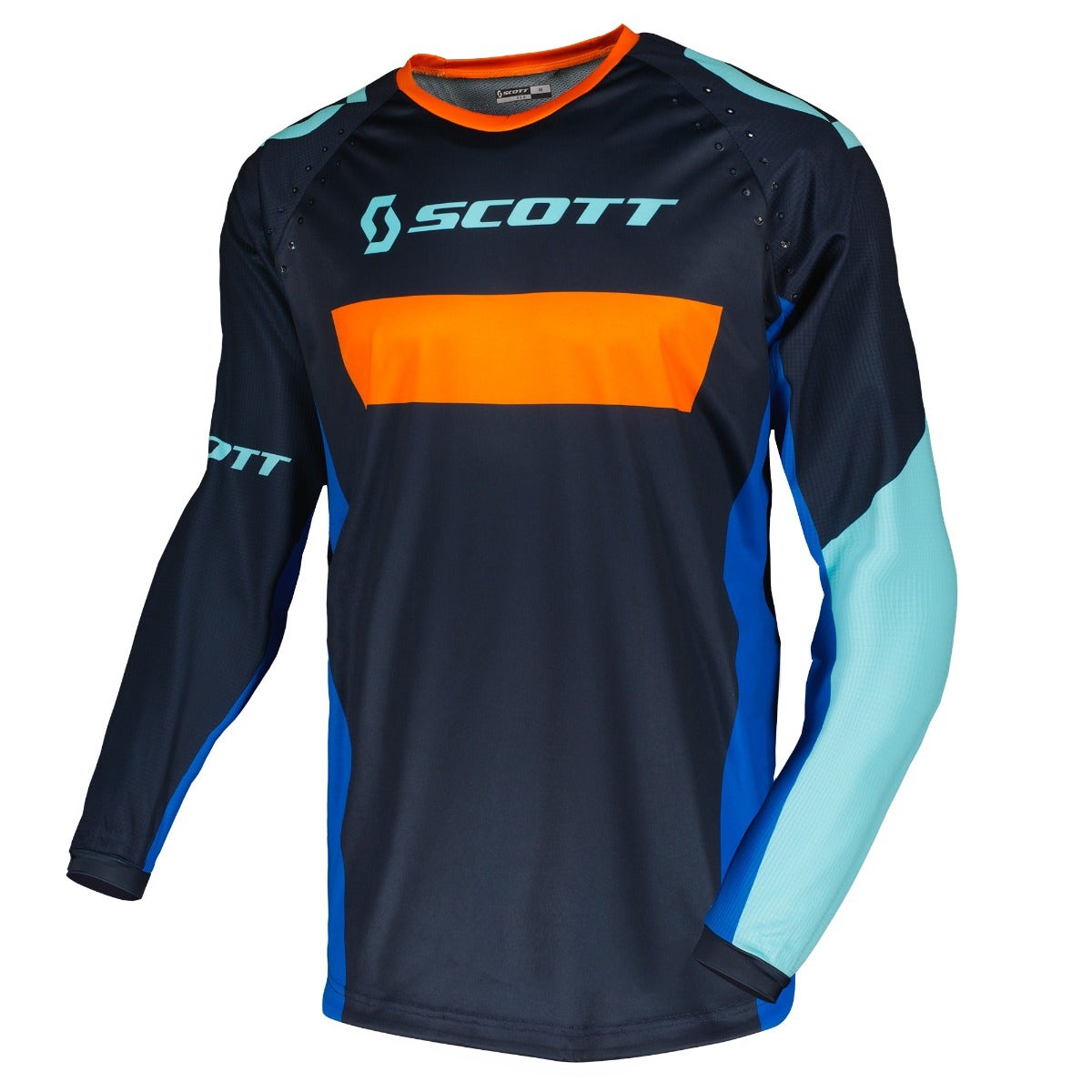 Scott YOUTH 350 Race Evo Jersey Blue/Orange