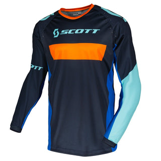 Scott YOUTH 350 Race Evo Jersey Blue/Orange