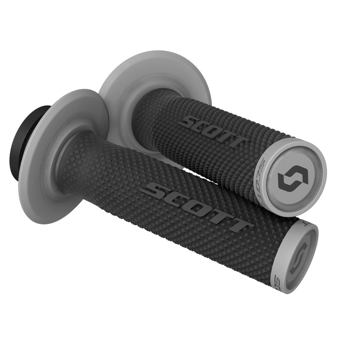 Scott SX II Lock On Grip + Cam Set Black/Grey