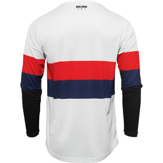 Thor Hallman Differ Draft Jersey - White/Red/Navy