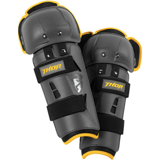 Thor Youth Sector GP Knee Guard - Grey/Yellow