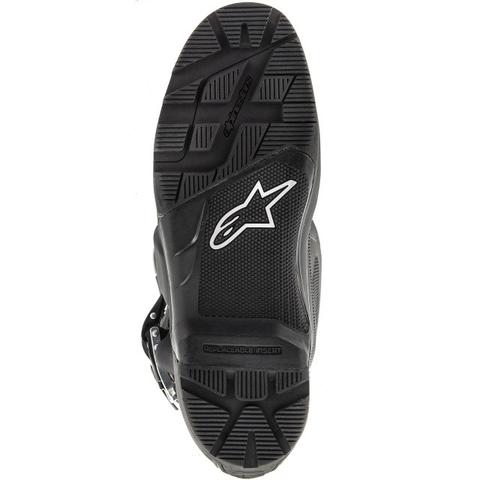 Alpinestars Tech 7 Enduro Sole MX Boots - Black/Dark Grey/Fluro Red