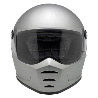 Biltwell Lane Splitter Helmet - Matte Silver