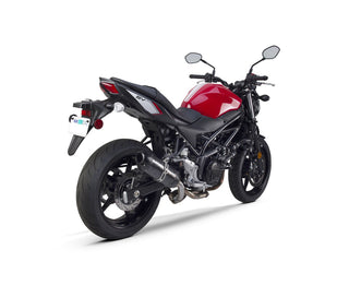 Two Brothers Racing Suzuki SV650 (17-23) S1R 3K Black Slip-On Carbonon Exhaust System