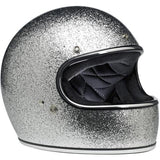 Biltwell Gringo ECE Motorcycle Helmet - Bright Silver Metal Flake