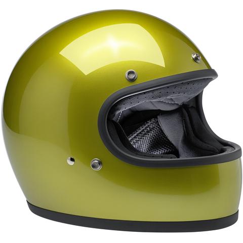 Biltwell Gringo ECE Motorcycle Helmet - Metallic SeaWeed