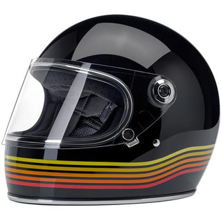 Biltwell Gringo S ECE Motorcycle Helmet - Gloss Black Spectrum