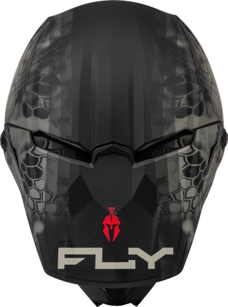 Fly Racing Kinetic S.E. Kryptek Helmet - Mt.Moss/Grey Black