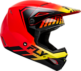 Fly Racing Kinetic Menace Helmet - Red/Black/Yellow