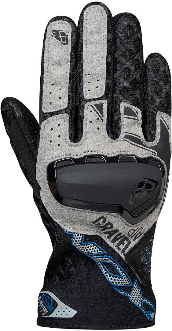 Ixon Gravel Air Gloves - Black/Grey/Blue